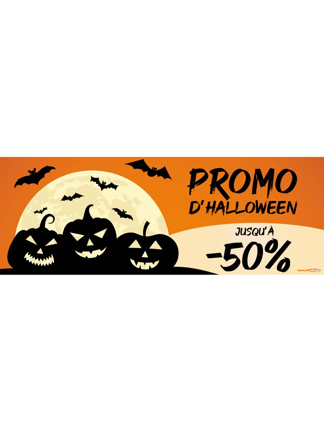 Bandeau Promo Halloween