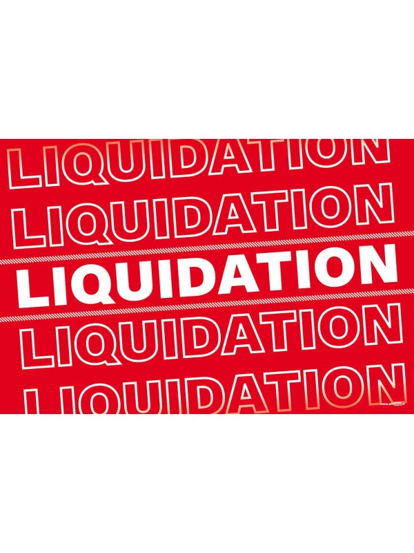 Affiche liquidation liquidation