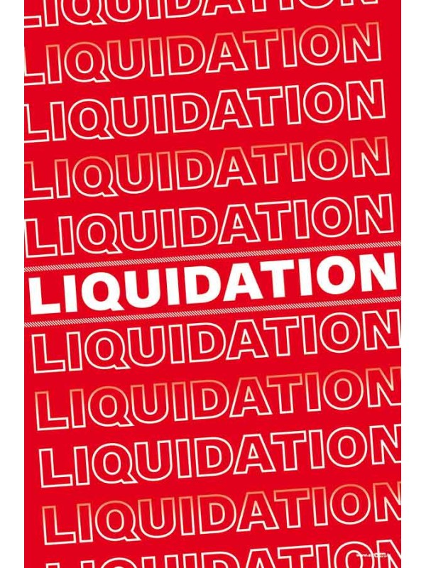 Affiche liquidation liquidation