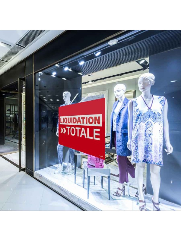 Affiche liquidation totale