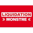 Affiche liquidation monstre