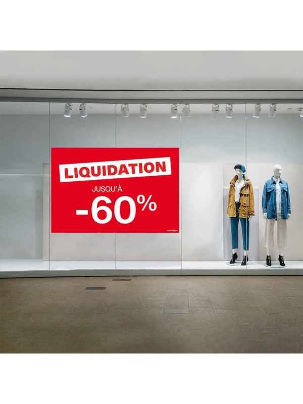Affiche liquidation -60