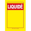 Étiquettes liquidé