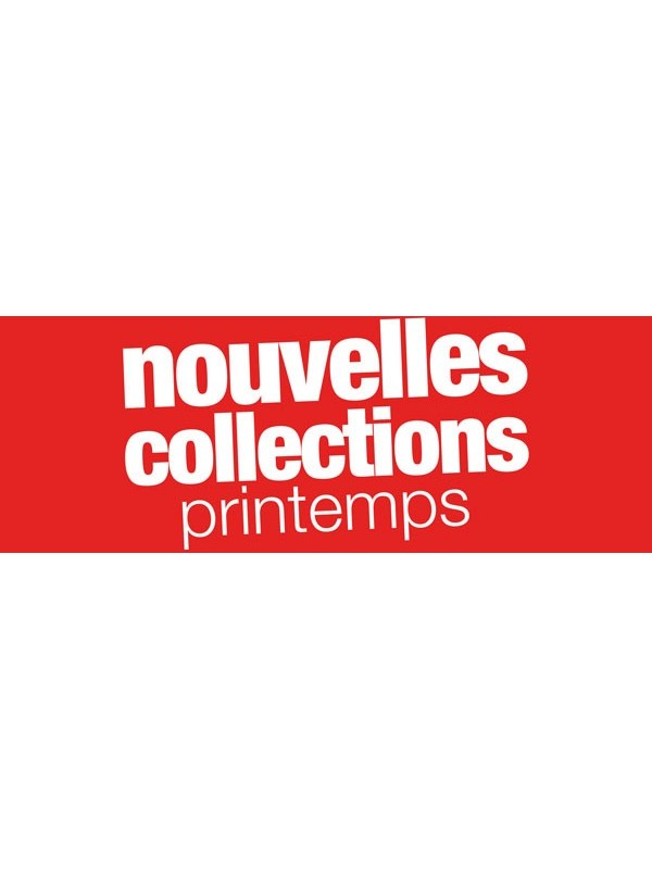 Bandeaux "nouvelle collection printemps" rouge