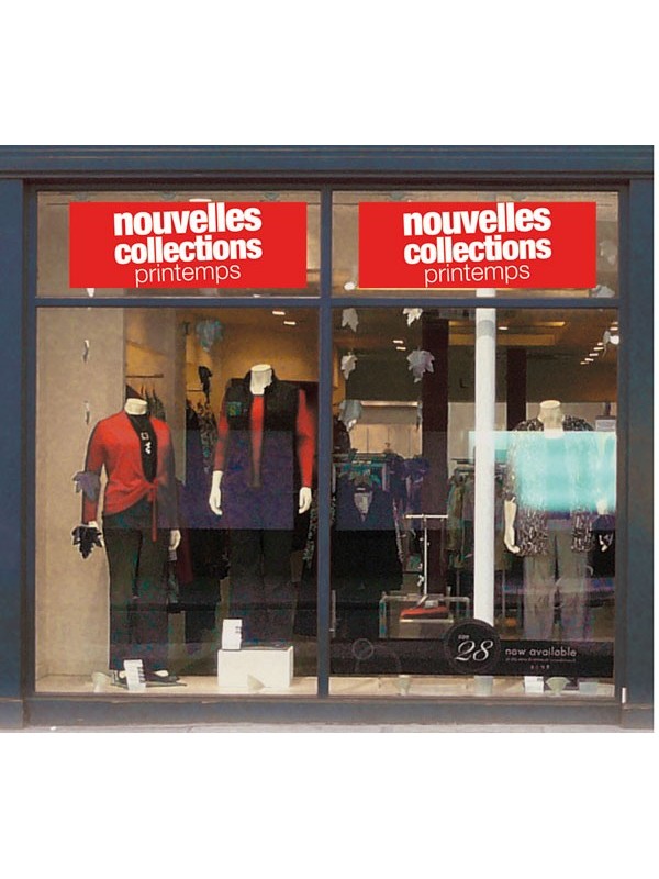 Présentation bandeaux "nouvelle collection printemps"