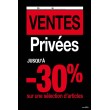 Ventes privées -50% sur le 2ème article