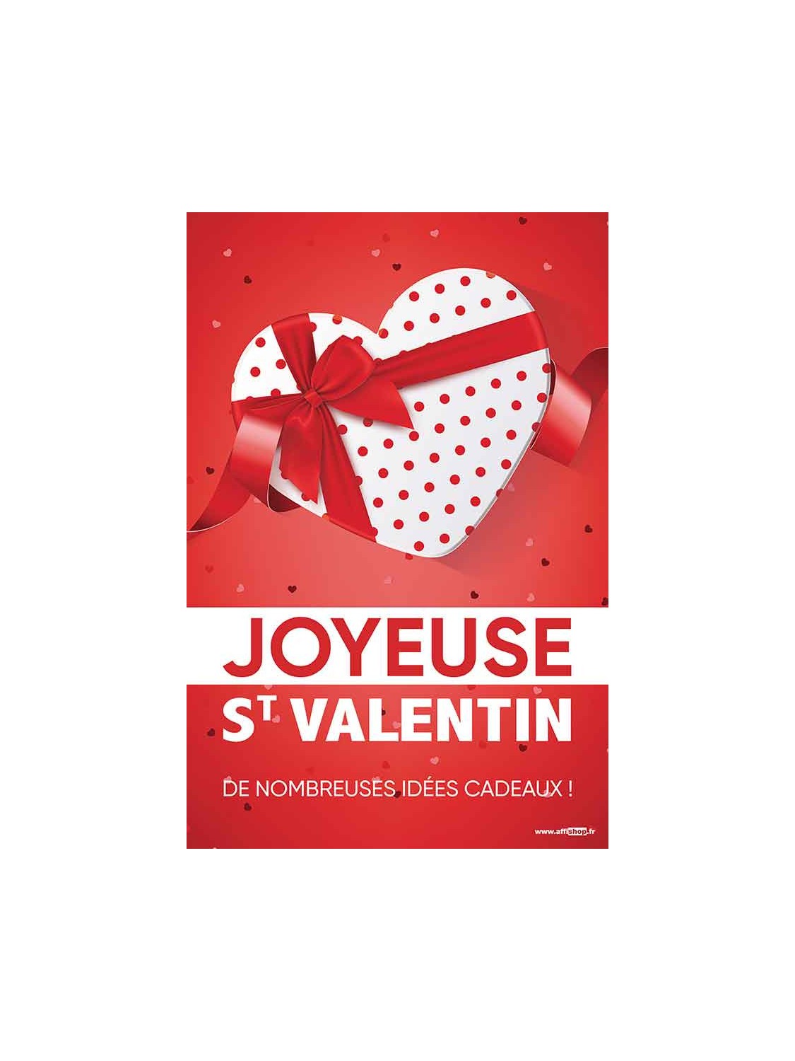 Affiche St Valentin Coeur