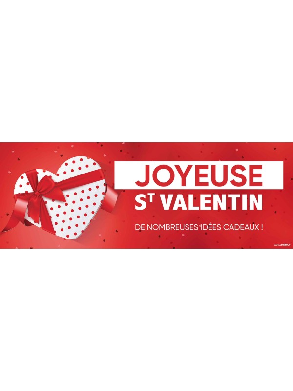 Bandeau St Valentin Coeur