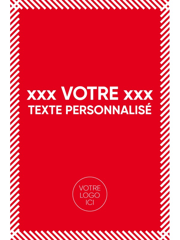 affiche avec forfait personnalisation