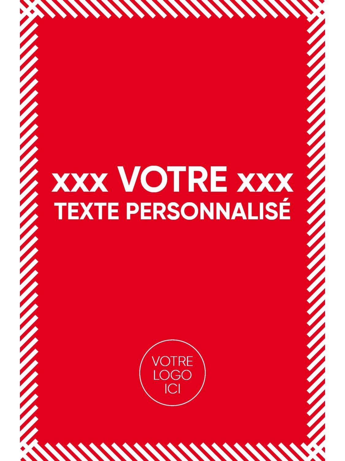 affiche avec forfait personnalisation