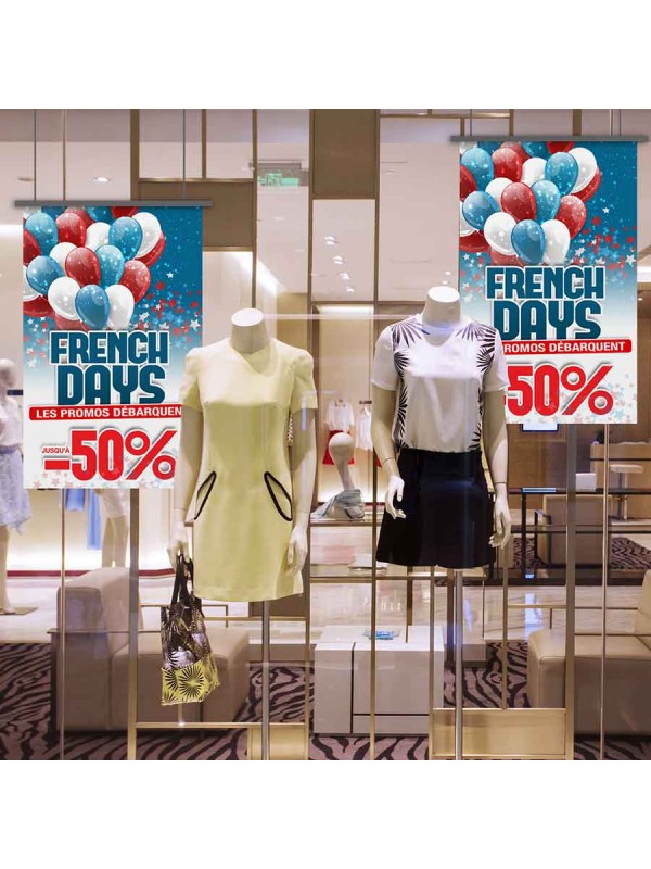 Affiche French Days -50%