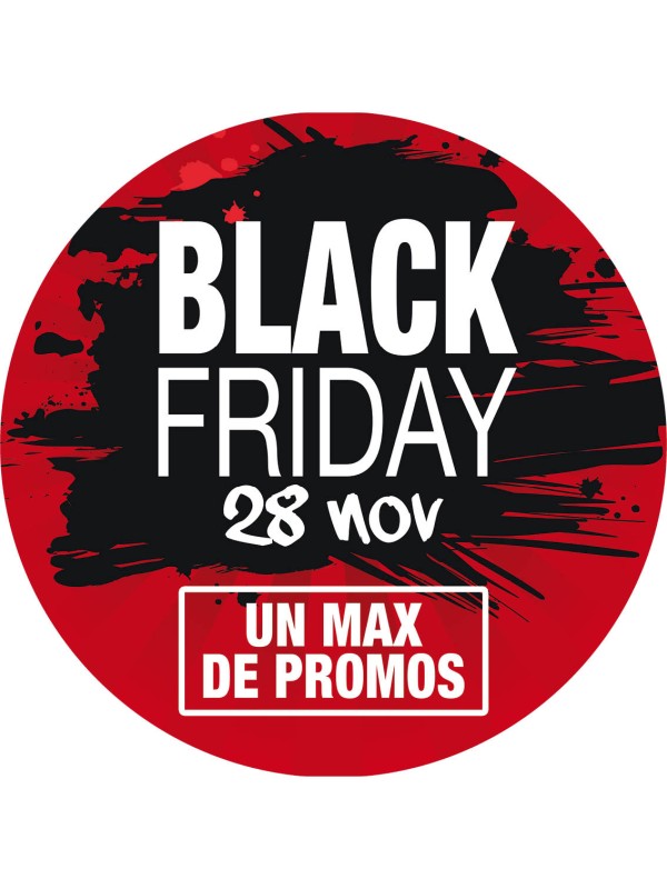 Sticker Rond Black Friday
