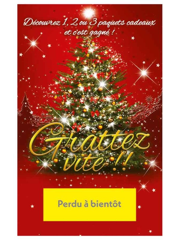 Ticket à gratter Sapin - PERDU