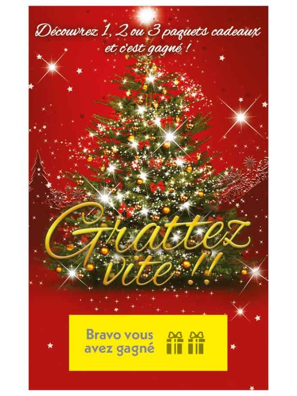 Ticket à gratter Sapin - GAGNÉ Niveau 2