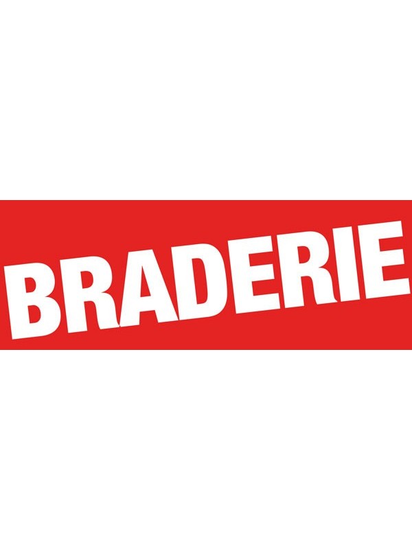 Bandeaux "braderie" style 2 rouge