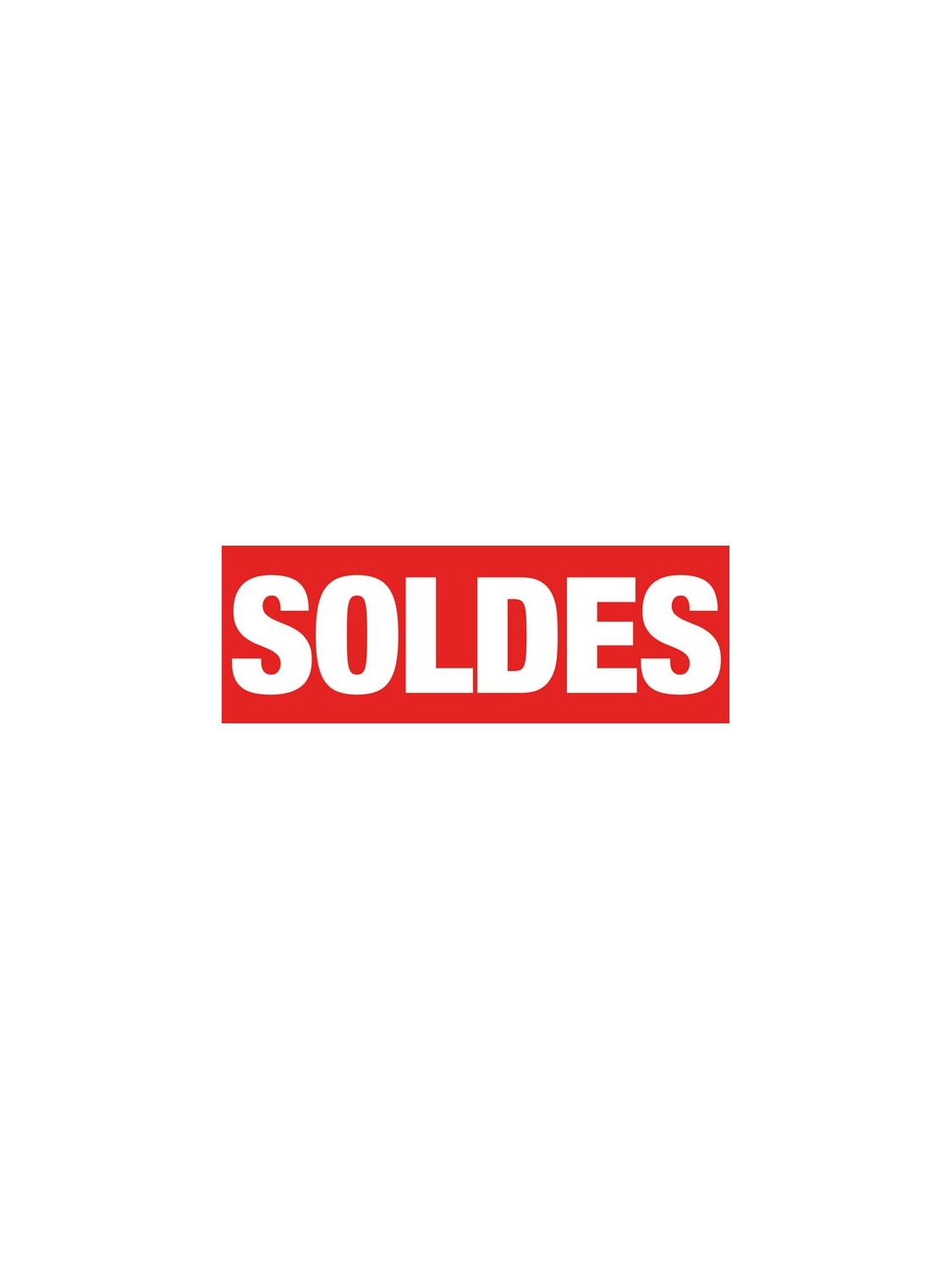 Banderole "soldes" rouge